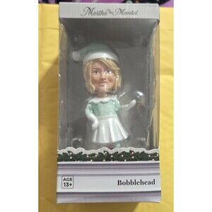 Martha Stewart Martha on the Mantel Bobblehead Christmas‎ Holiday Decor NEW 2025